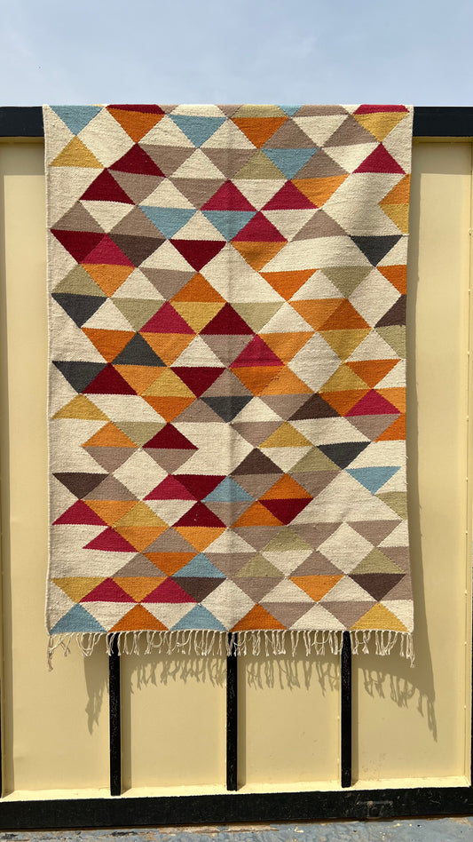 Triangle Patterned Kilim/Rug