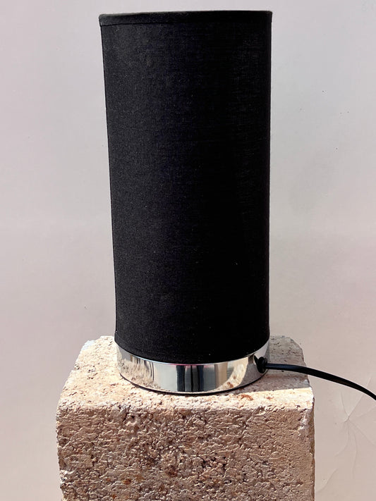 Modern Black Fabric Bedside Lamp